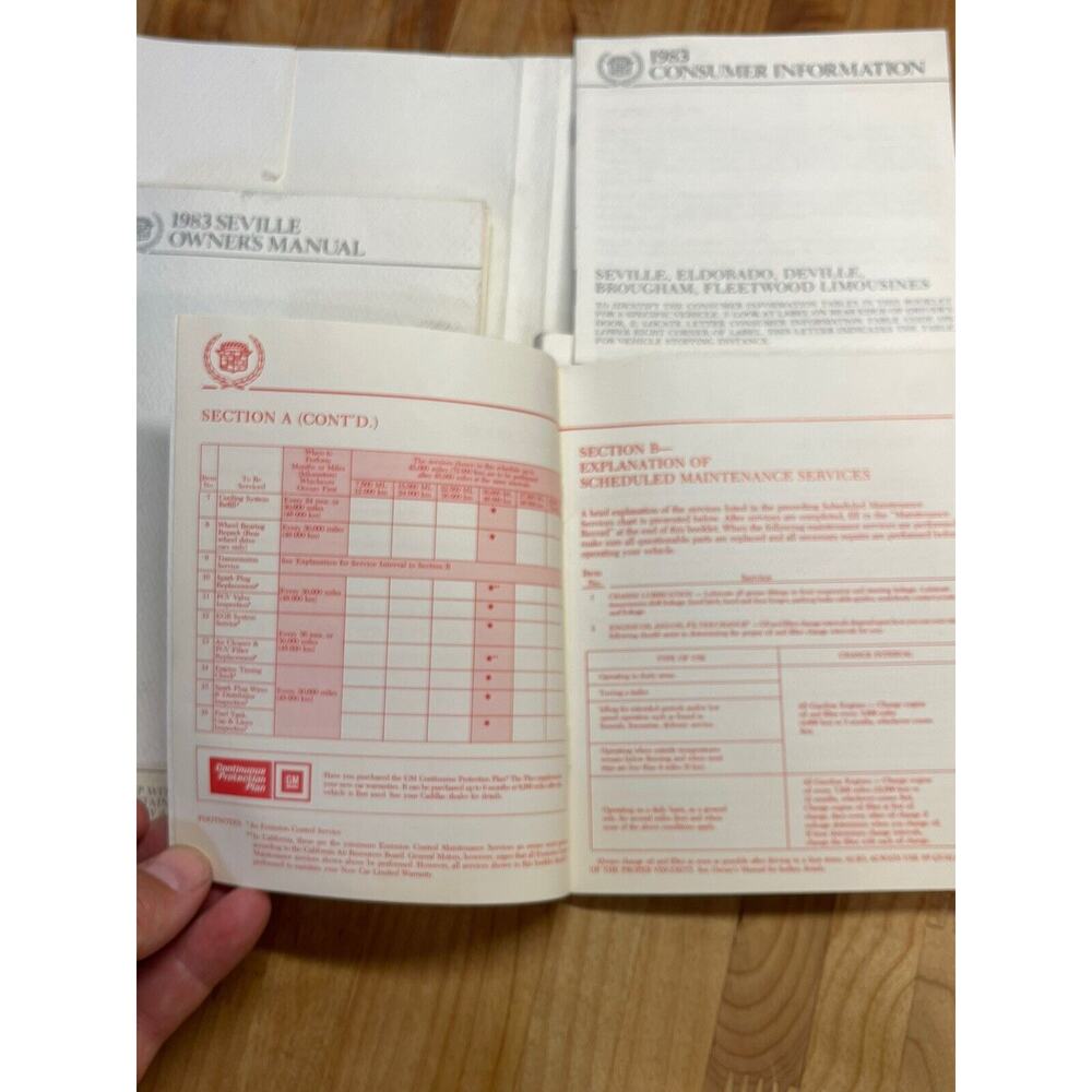 1983 Cadillac‎ Seville Owners Operator Manual Literature Including All Pictured - Picture 6 of 9